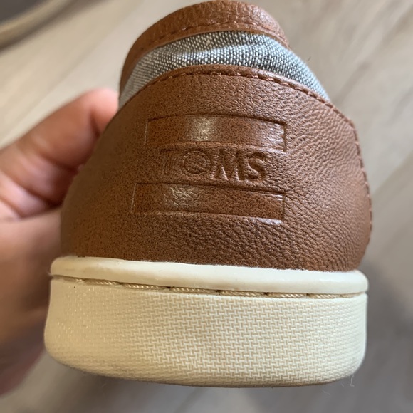 Tom’s Youth Alpargata Woven Grey size Y4 - Picture 5 of 7